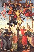PERUGINO, Pietro The Deposition from the Cross oil on canvas